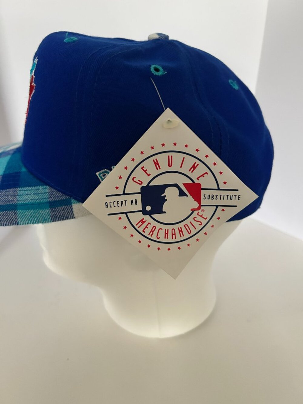 Vintage ANNCO MLB Toronto Blue Jays Hat Cap Snapback Otto Embroidered NWT - Picture 4 of 13